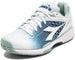 180615-D0845 Diadora Women's Speed Competition 7+ All Ground Tennis Shoe (White/Surf Spray/Legion Blue)