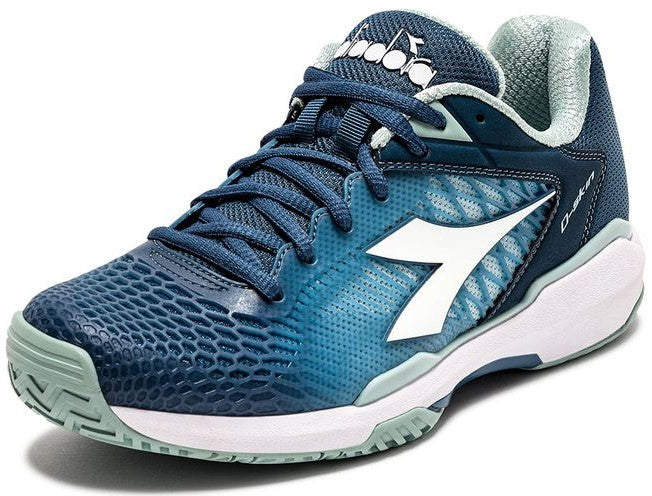 180615-D0952 Diadora Women's Speed Competition 7+ All Ground Tennis Shoes (Legion Blue/Surf Spray/White)