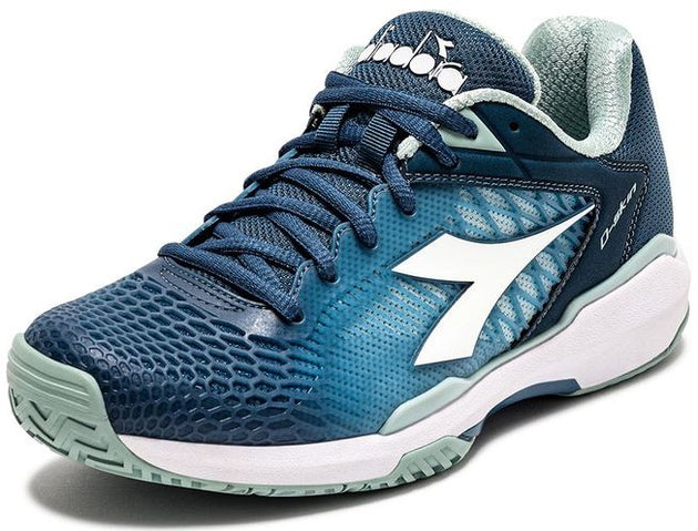 180615-D0952 Diadora Women's Speed Competition 7+ All Ground Tennis Shoes (Legion Blue/Surf Spray/White)