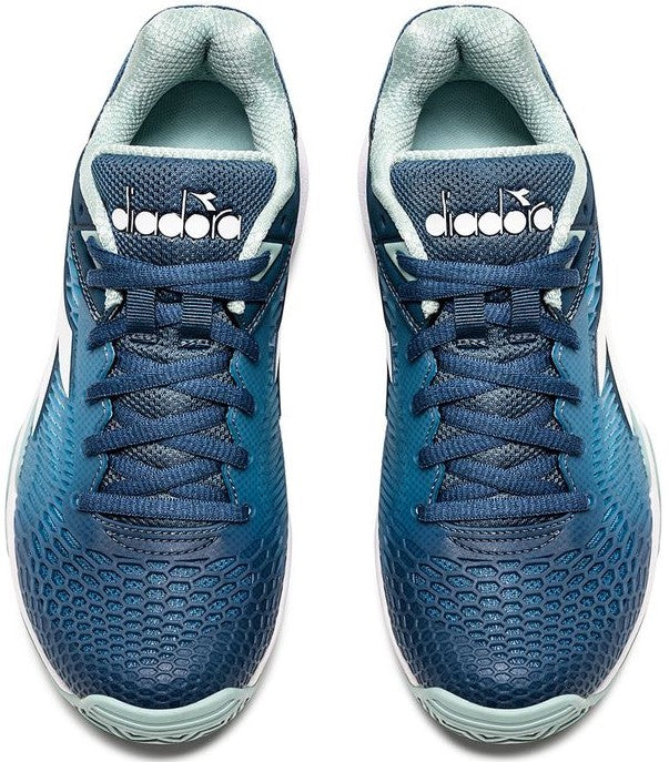 180615-D0952 Diadora Women's Speed Competition 7+ All Ground Tennis Shoes (Legion Blue/Surf Spray/White)