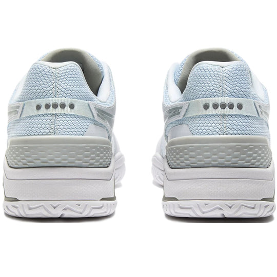 181466-C6103 Diadora Men's Blushield Torneo 3 All Ground Tennis Shoes (White/Silver)