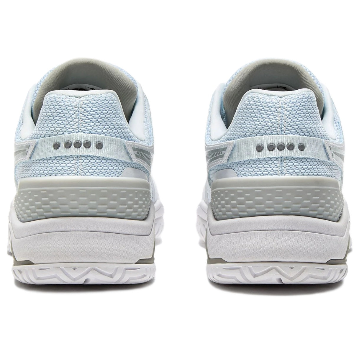 181467-C6103 Diadora Women's Blushield Torneo 3 All Ground Tennis Shoes (White/Silver)