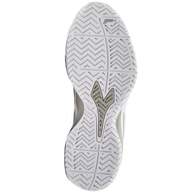 181467-C6103 Diadora Women's Blushield Torneo 3 All Ground Tennis Shoes (White/Silver)