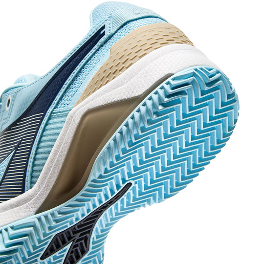 181469-D1291 Diadora Women's Blushield Torneo 3 Clay Tennis Shoes (Corydalis Blue/Black Iris)