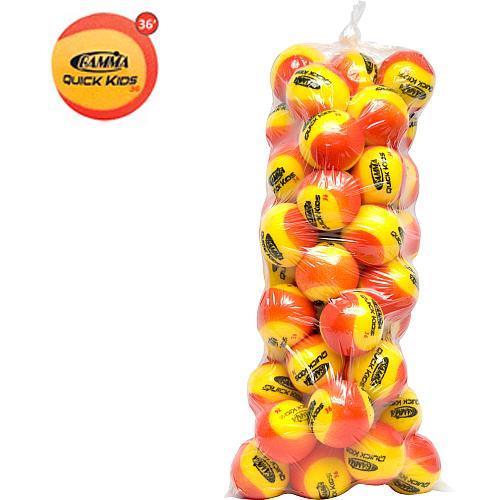 Gamma Quick Kids 36 Red Foam Tennis Balls (60 Ball Bag)