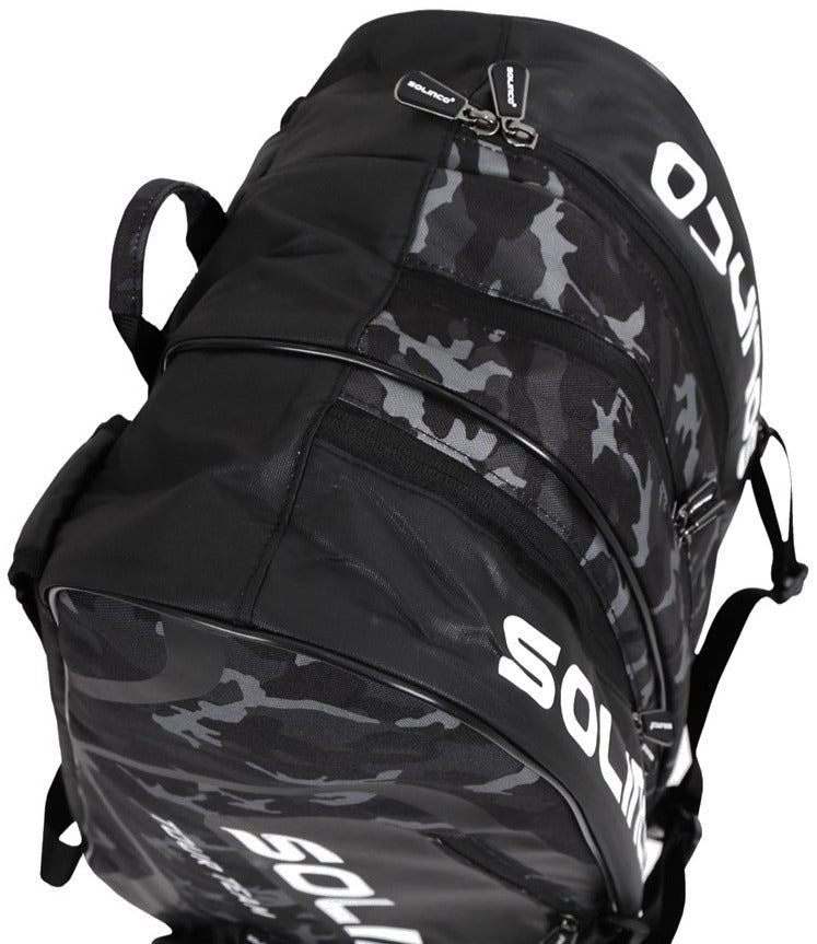 1920566 Solinco Tour 15 Pack Tennis Racquet Bag (Black Camo)