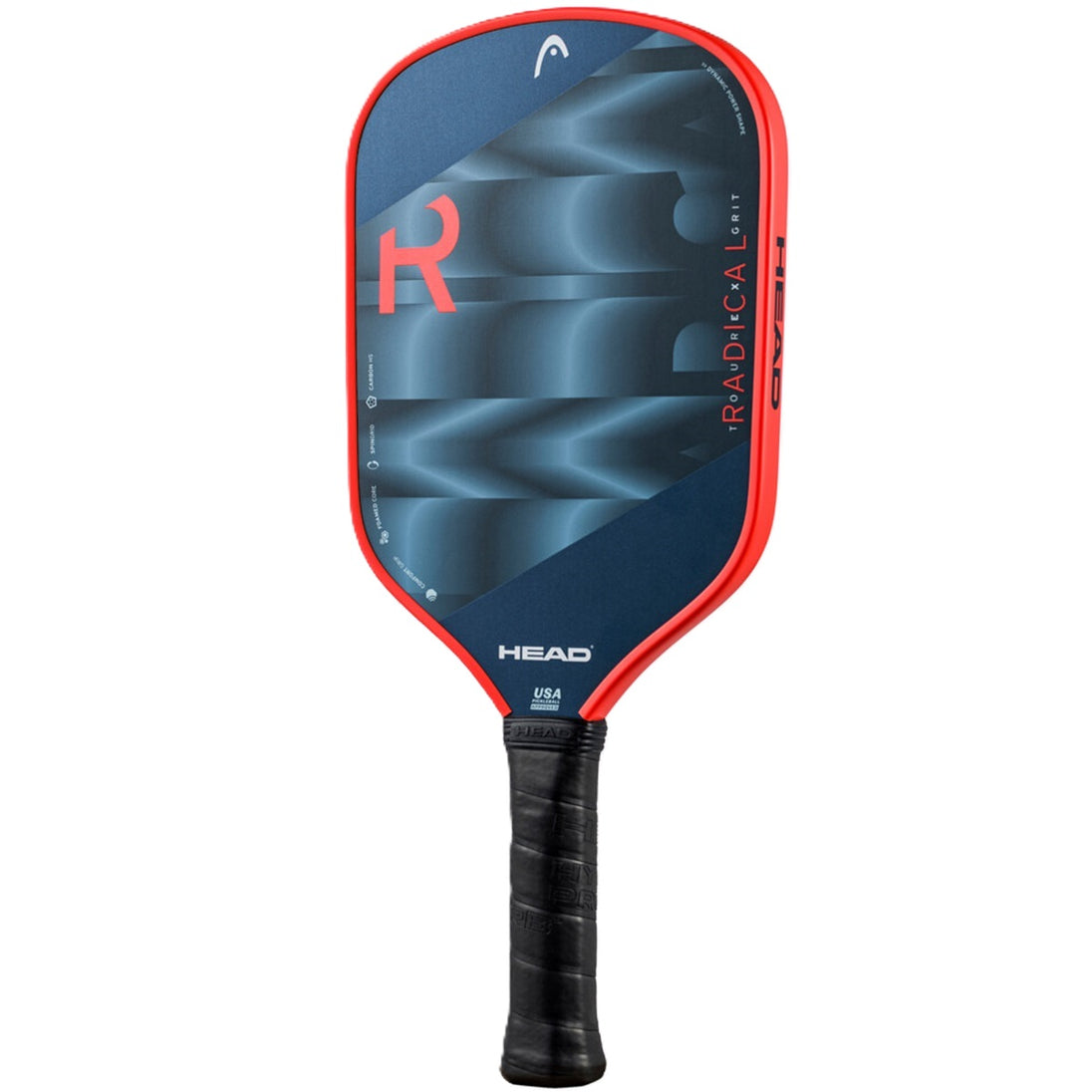200014 Head Radical Tour Grit Ex Pickleball Paddle (Gray/Orange)