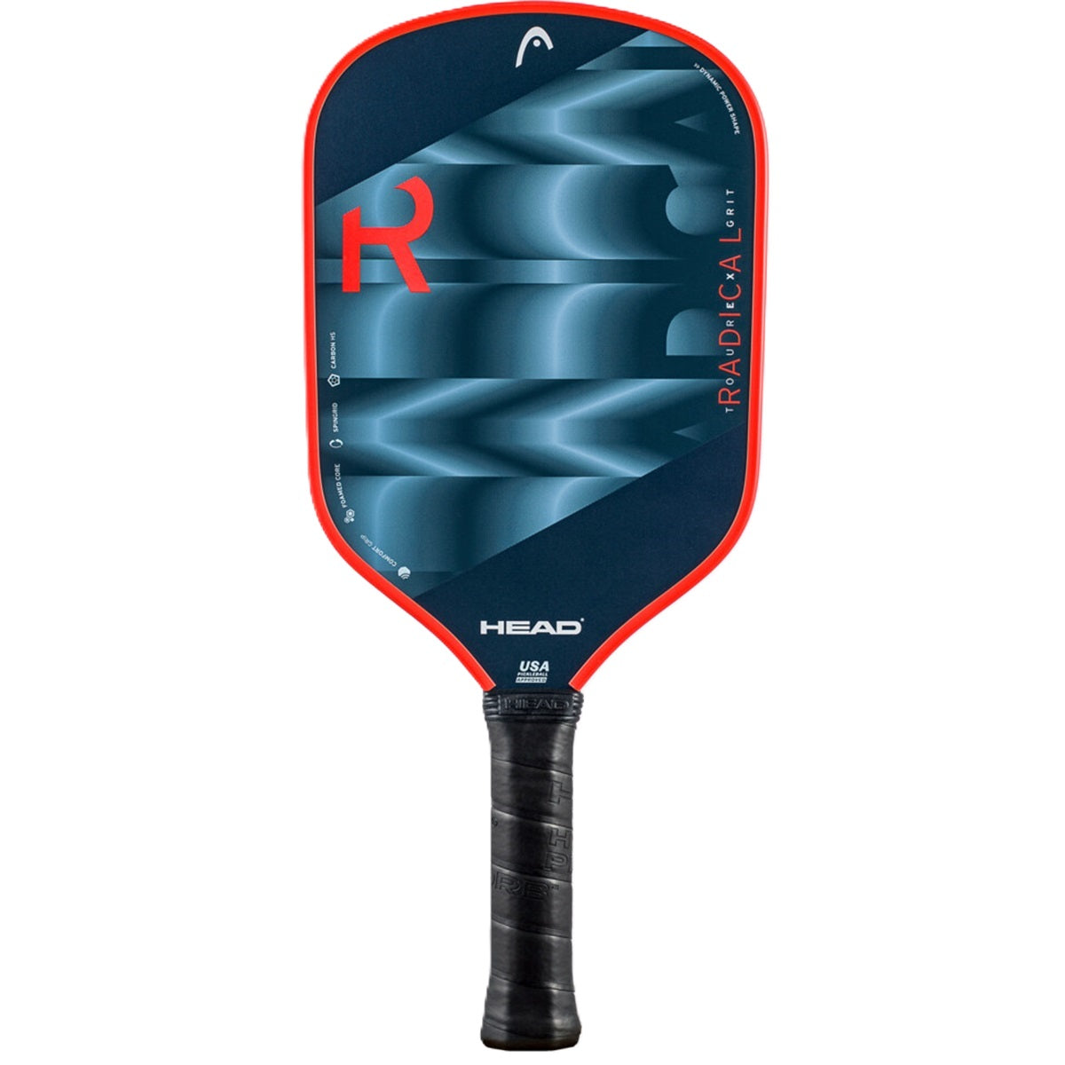 200014 Head Radical Tour Grit Ex Pickleball Paddle (Gray/Orange)