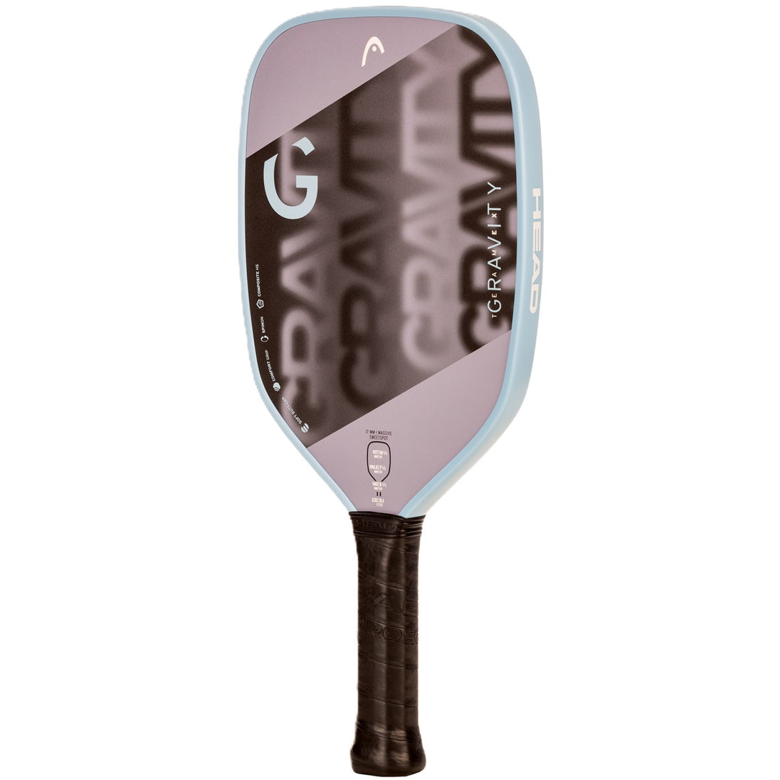 200224 Head Gravity Team EX Pickleball Paddle (Grey)