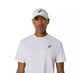 2041A339-100 Asics Men's Court Short Sleeve Top (Brilliant White)