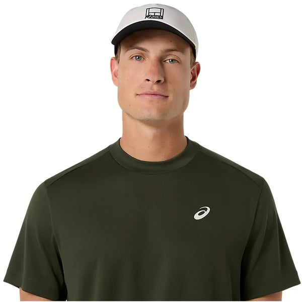 Asics Men's Court SS Tennis Shirt (Vintage Khaki)
