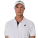 2041A340-100 Asics Men's Court Polo Shirt (Brilliant White)