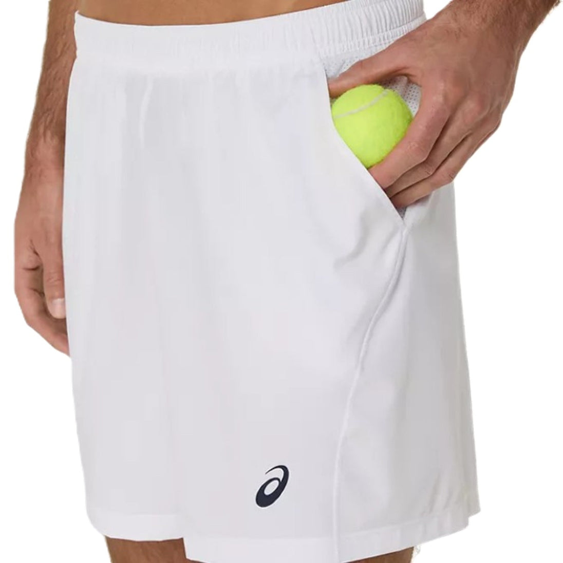 2041A344-400- Asics Men's Court 7" Short (Brilliant White)