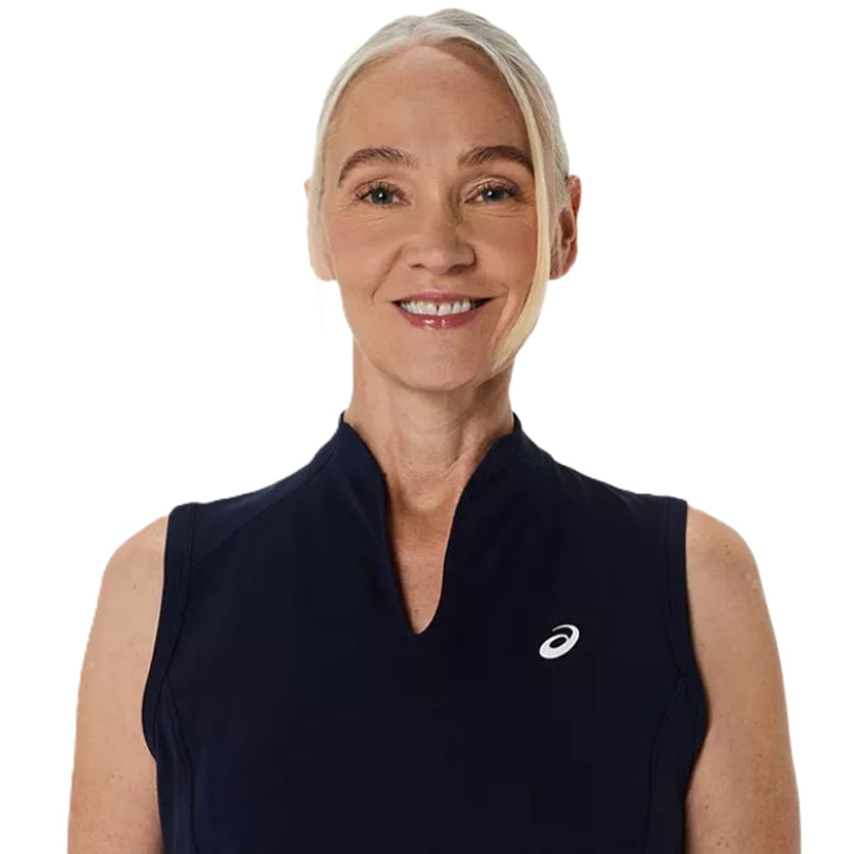 2042A370-400 Asics Women's Court Tank Top (Midnight)