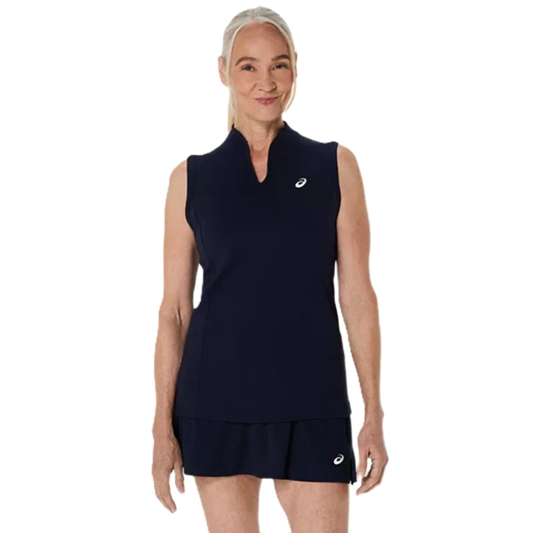 2042A370-400 Asics Women's Court Tank Top (Midnight)