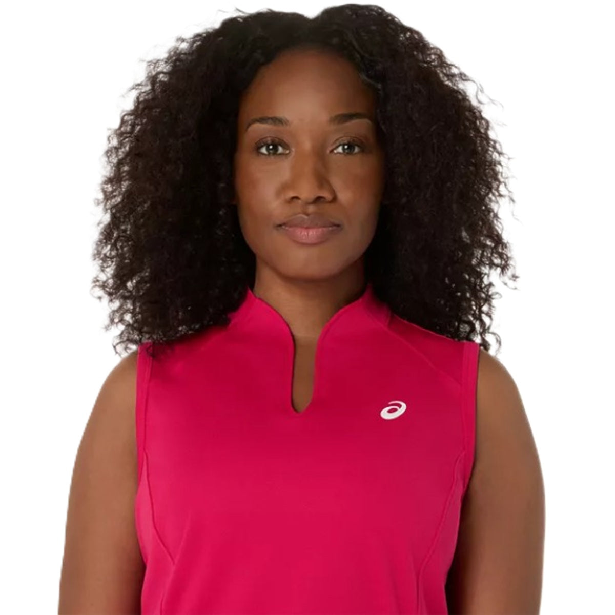 2042A370-702 Asics Women's Court Tank Top (Bright Rose)