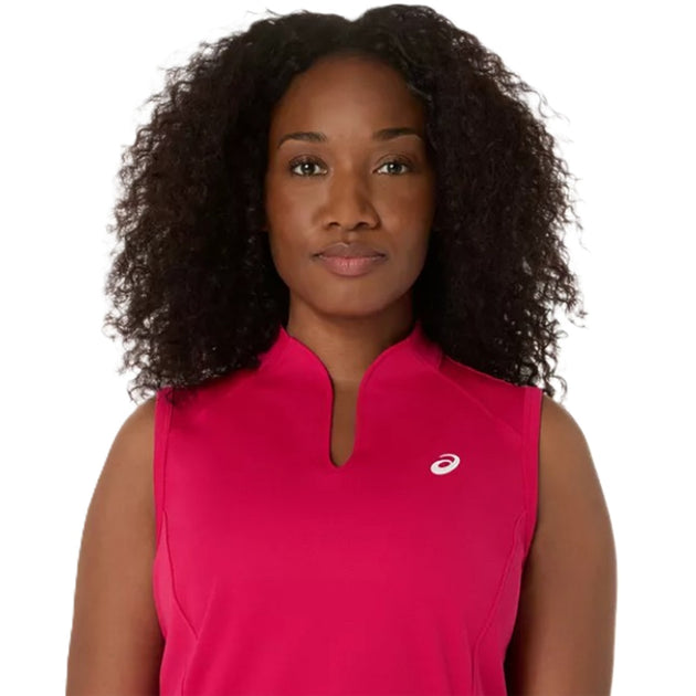 2042A370-702 Asics Women's Court Tank Top (Bright Rose)