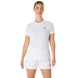 2042A371-100 Asics Women's Court Short Sleeve Top (Brilliant White)