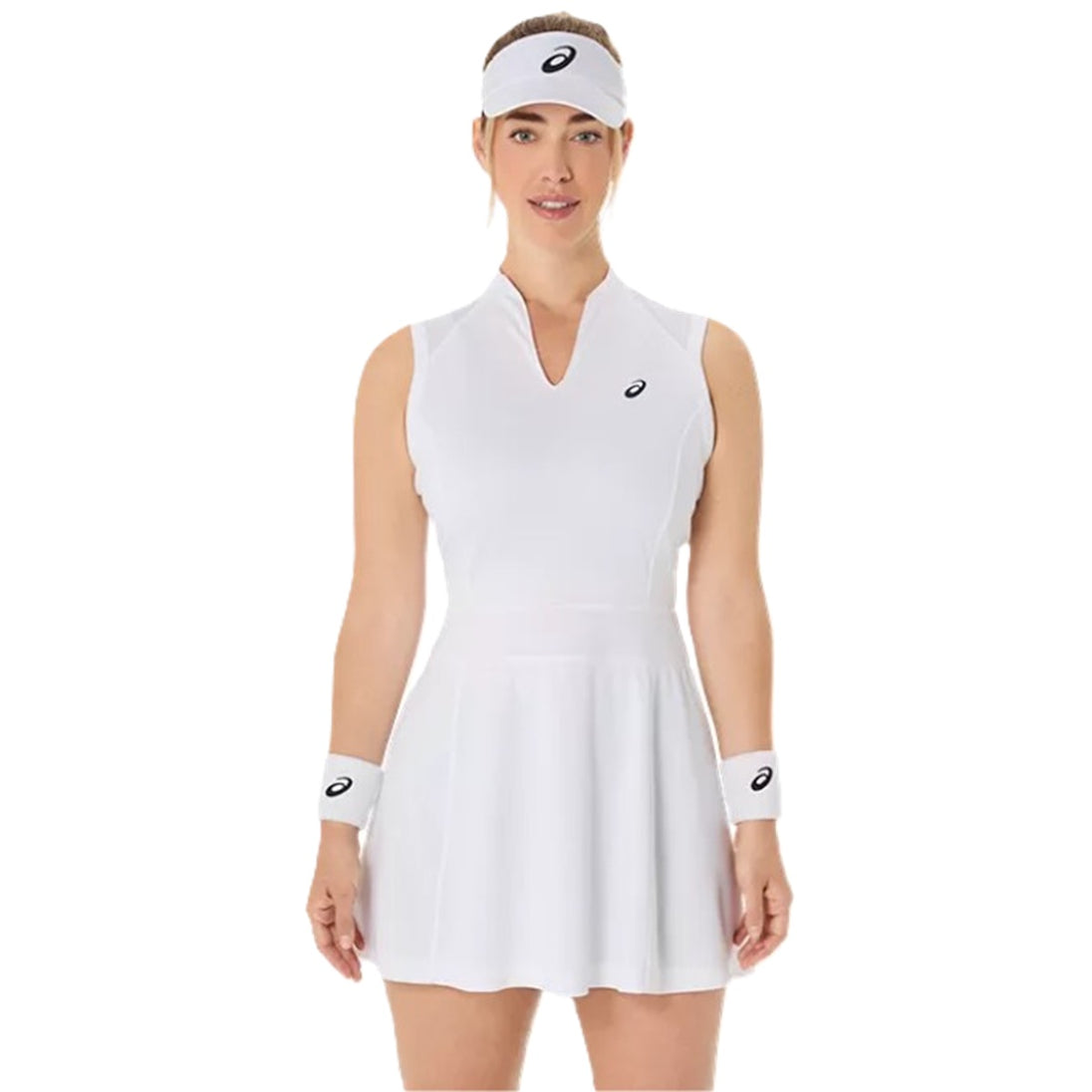 2042A372-101 Asics Women's Court Dress (Brilliant White)