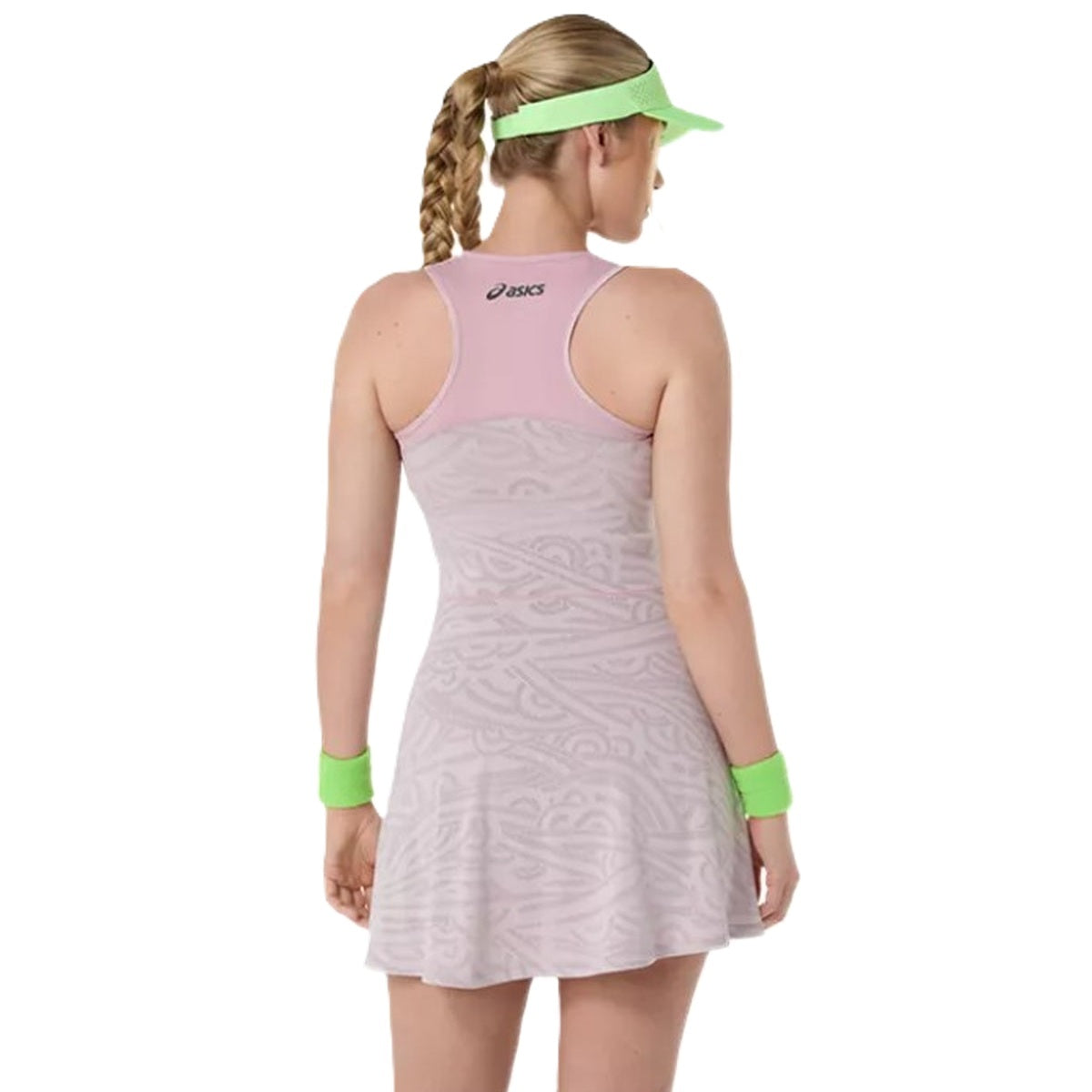 Asics Women's Match Jacquard Tennis Dresses - Morganite