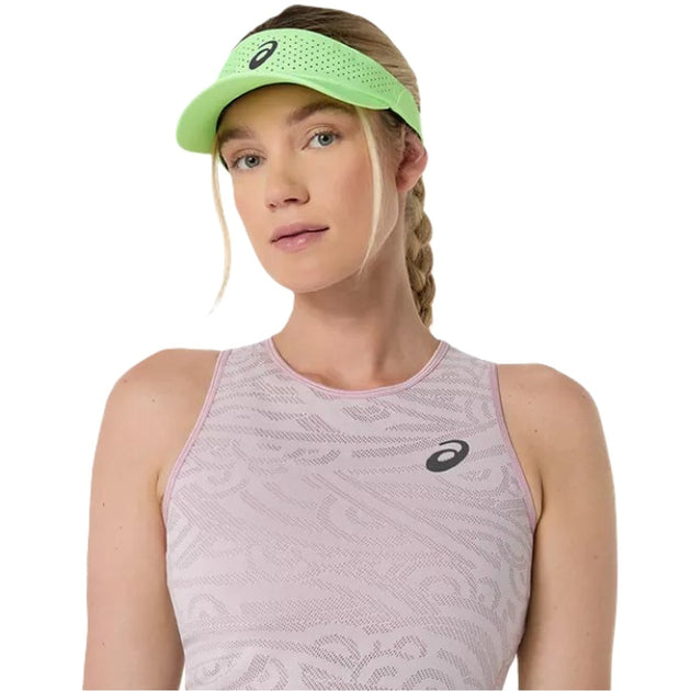 Asics Women's Match Jacquard Tennis Dresses - Morganite front view
