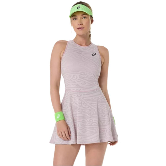 Asics Women's Match Jacquard Tennis Dresses - Morganite