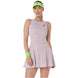 Asics Women's Match Jacquard Tennis Dresses - Morganite