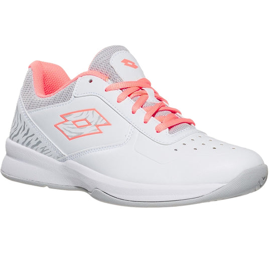 213637-5Y1 Lotto Women's Space 600 II ALR Tennis Shoes (White/Sweet Rose)