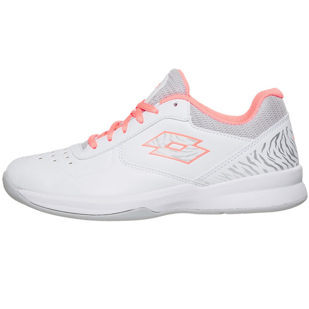 213637-5Y1 Lotto Women's Space 600 II ALR Tennis Shoes (White/Sweet Rose)