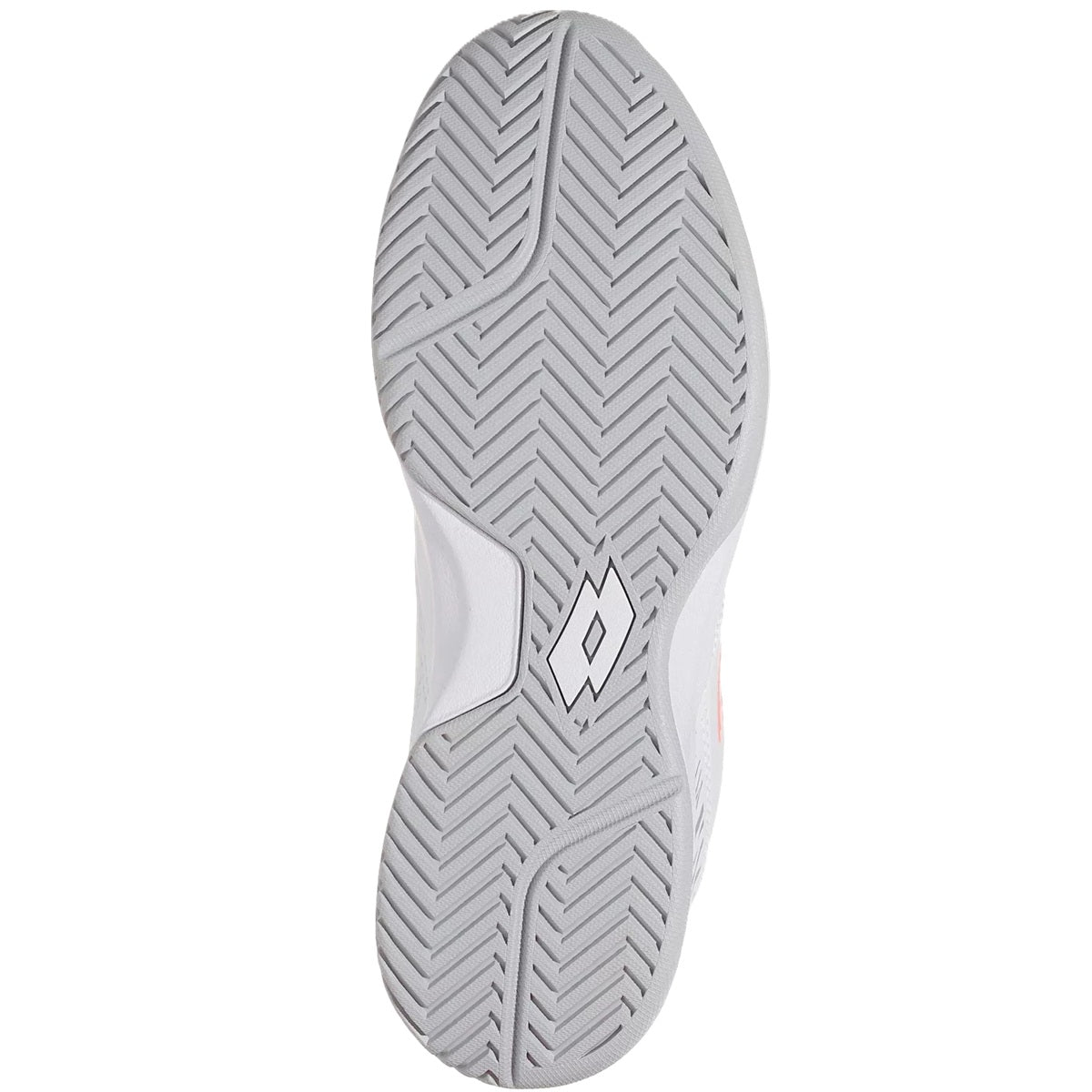 Lotto Women's Space 600 II ALR Tennis Shoes (White/Sweet Rose)