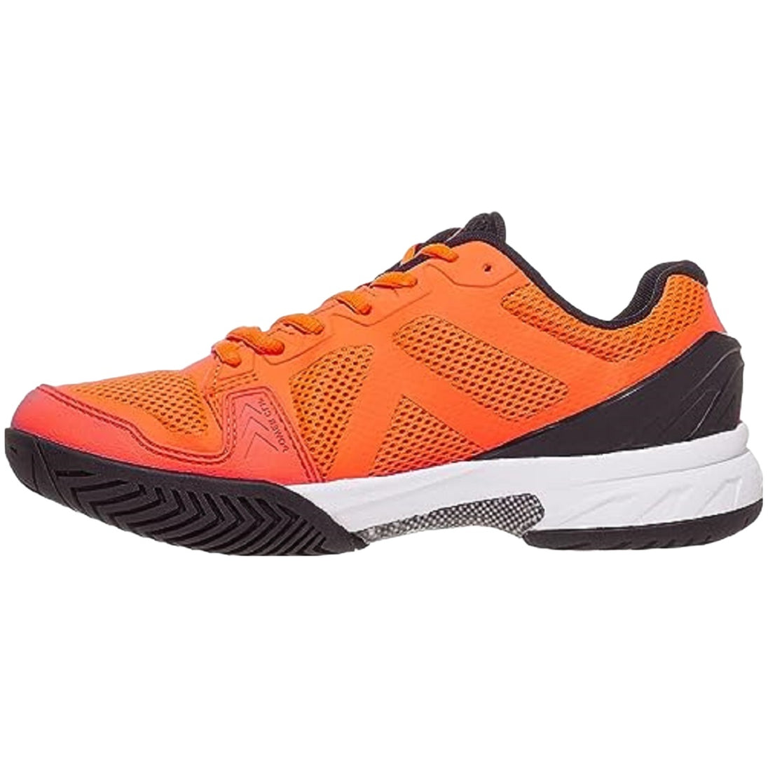 2200-ORBK Tyrol Men's Drive-V Pro Pickleball Shoes (Orange/Black) - Left