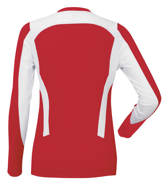 DUC Roll Women's Longsleeve (Red/ White)