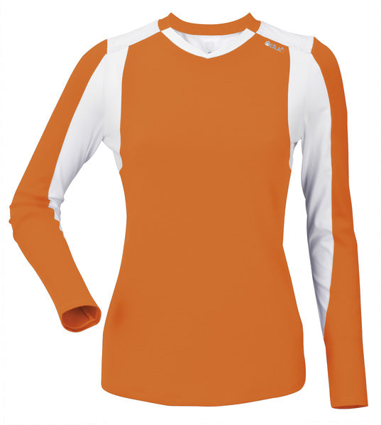 DUC Roll Women's Longsleeve (Orange/ White)