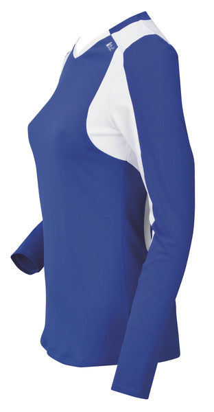 DUC Roll Women's Longsleeve (Royal/ White)