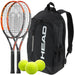 230236-x2-261235-Balls-BNDL Head Graphene XT Radical S Tennis Doubles Player Pack - 2 Racquets, 1 Backpack & 3 Balls