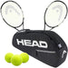 230605-x2-261225-Balls-BNDL Head Graphene XT Speed MP Doubles Player Pack - 2 Racquets, 1 Bag & 3 Balls
