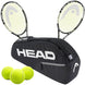 230635-x2-261225-Balls-BNDL Head Graphene XT Speed S Tennis Doubles Player Pack - 2 Racquets, 1 Bag & 3 Balls