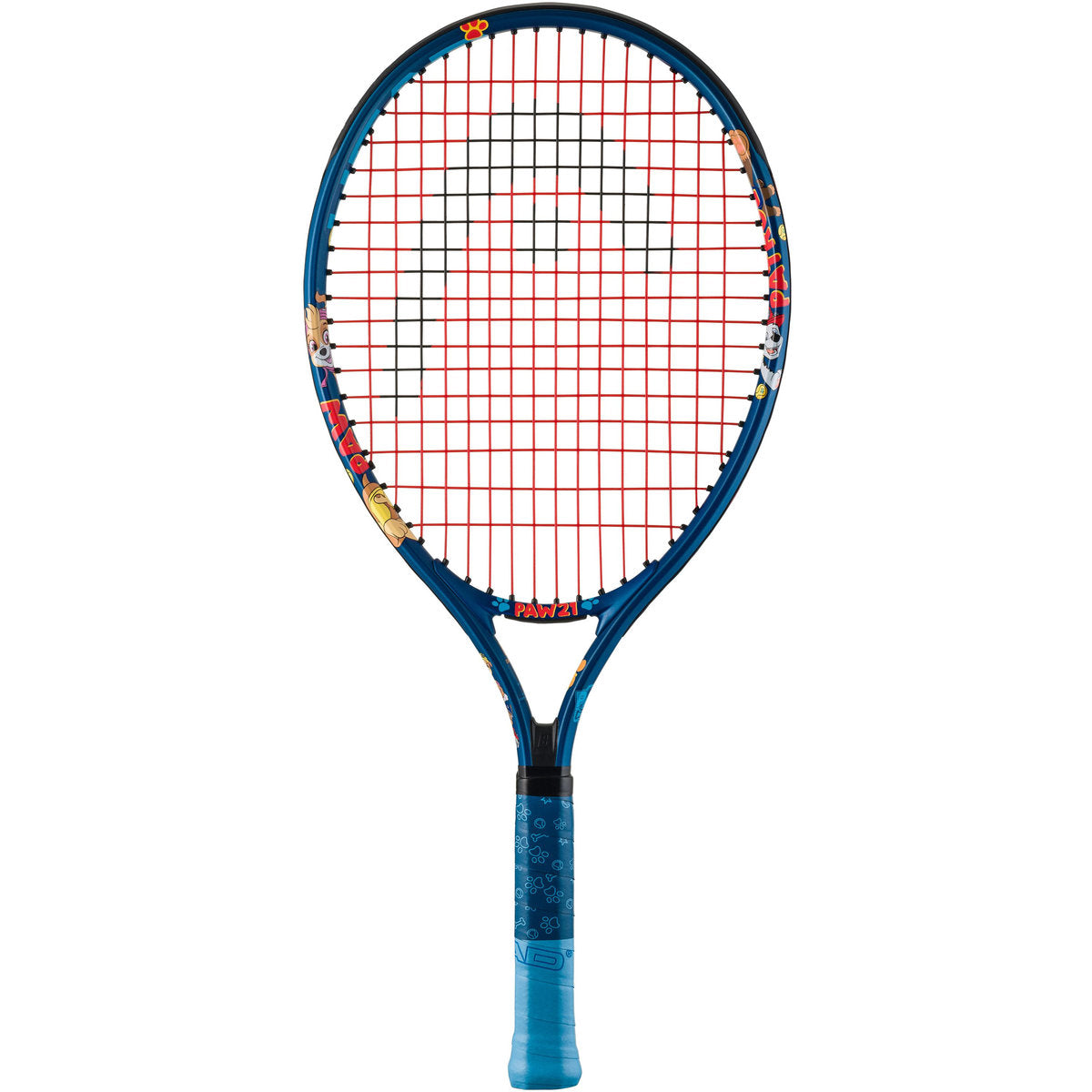HeadPawJRBl-262605-Ball-BNDL Head Paw Patrol Junior Tennis Bundle (Blue) - 1 Racquet, 1 Backpack & 3 Balls