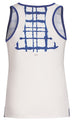 DUC Absolute Women's Racer Tank (White/ Royal)