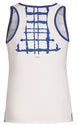 DUC Absolute Women's Racer Tank (White/ Royal)