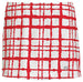 W1672-WRD DUC Chaos Women's Power Skirt (White/ Red)