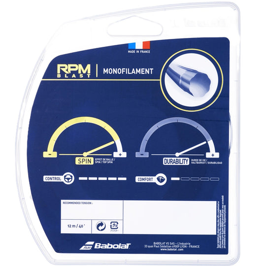241101-105-16 Babolat RPM Blast Black 16g Tennis String (Set)