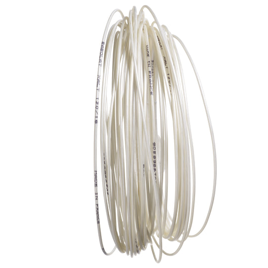 243150-163-16  Babolat XALT 16g Tennis String (Reel) -Spiral White