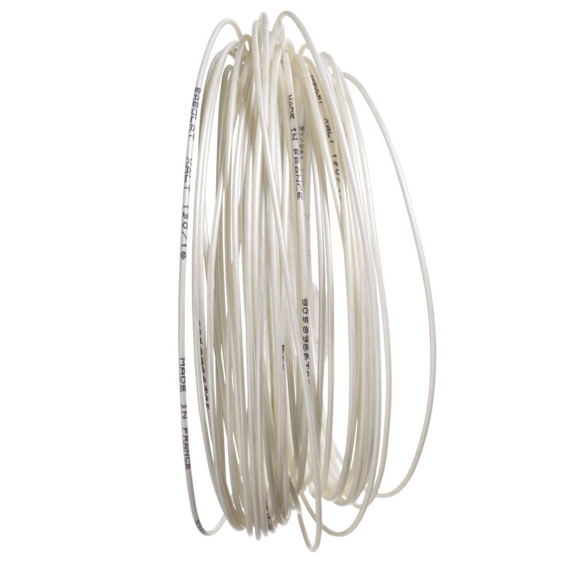 Babolat XALT 16g Spiral White Tennis String (Set)