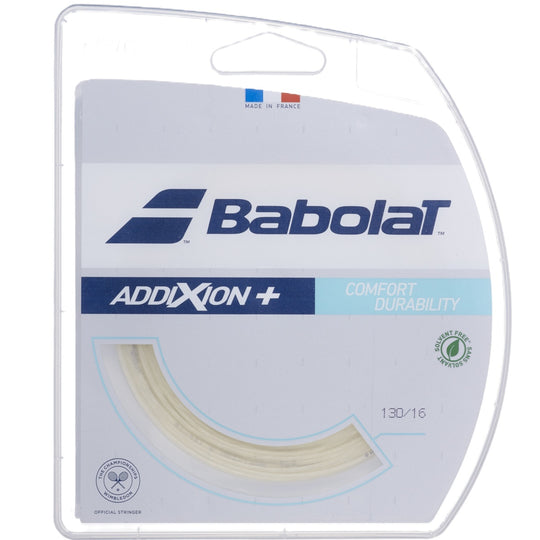 241151-128-16 Babolat Addixion+ 17g Natural Color Tennis String (Set)