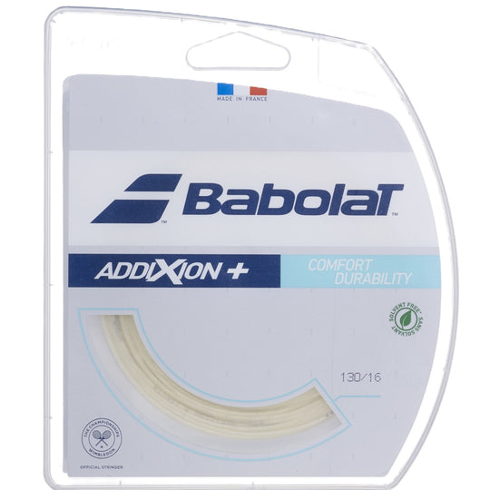 241151-128-16 Babolat Addixion+ 16g Natural Color Tennis String (Set)