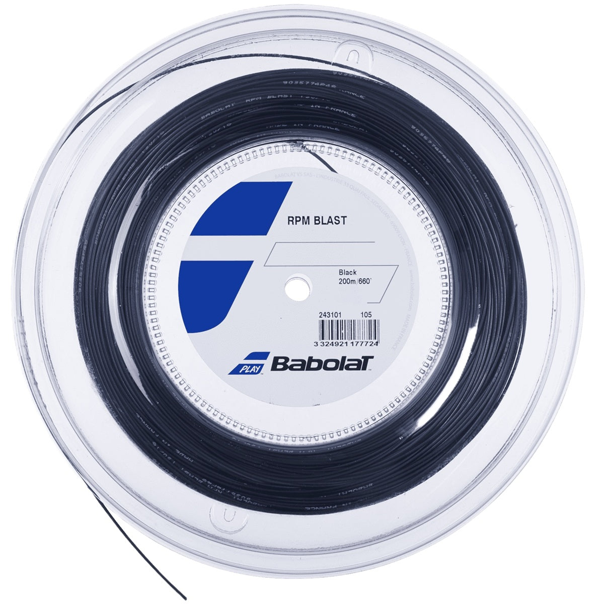 243101-105 Babolat RPM Blast 17g Tennis String (Reel)