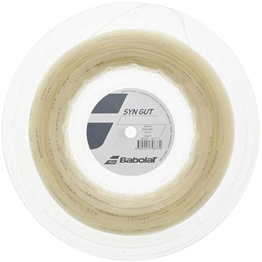 243144-17 Babolat Synthetic Gut Black Tennis String (Reel)