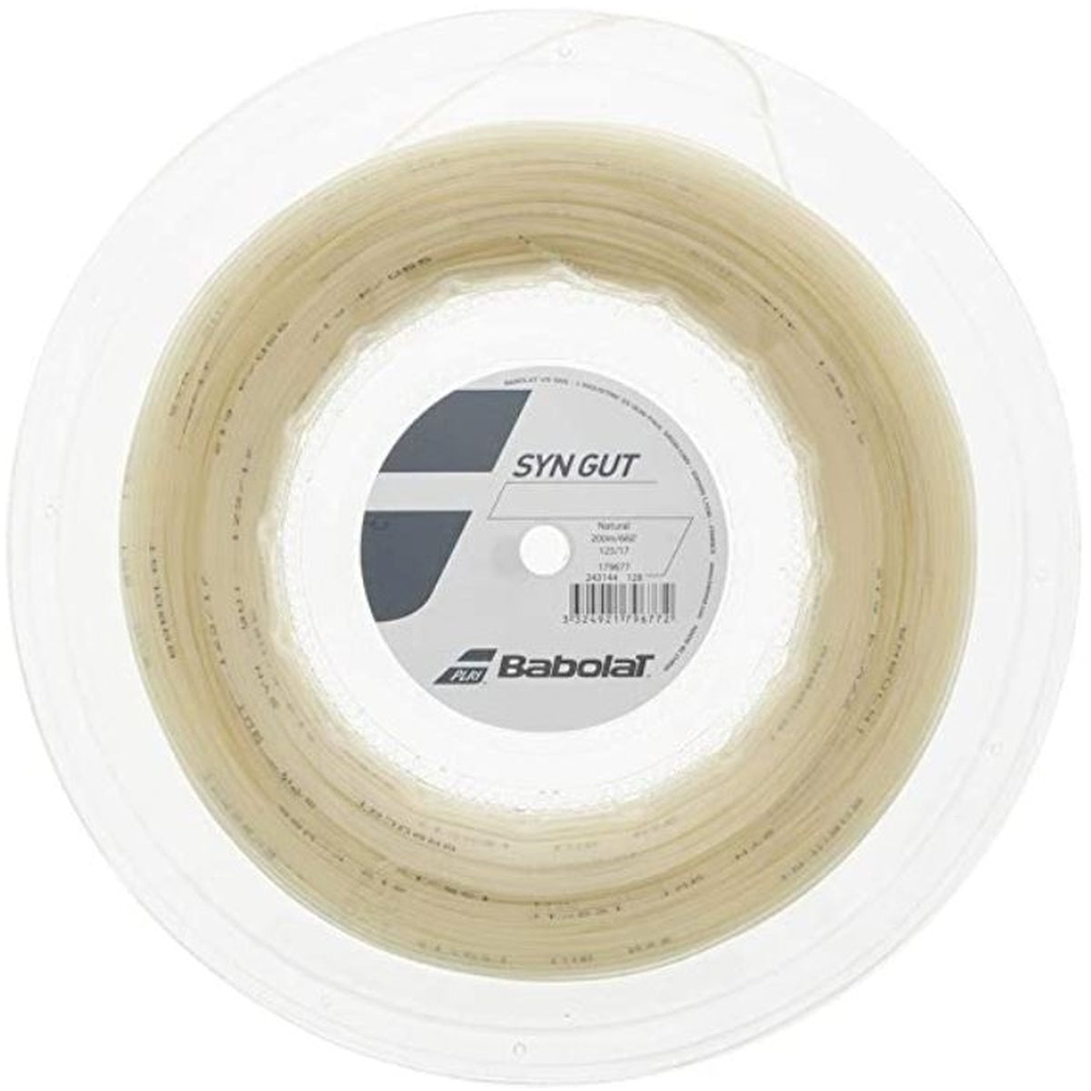 243144-17 Babolat Synthetic Gut Black Tennis String (Reel)