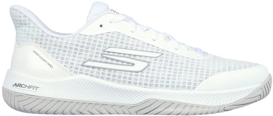 246069WW-WHT Skechers Men’s Viper Court Pro Extra Wide Pickleball Shoes (White)